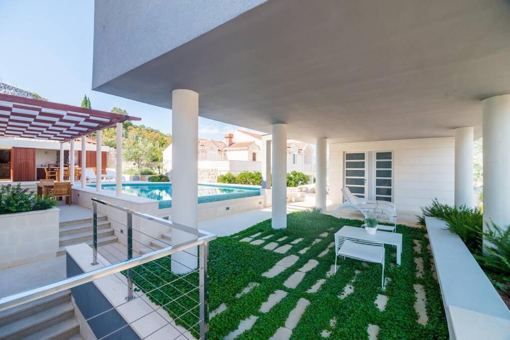 Modern Villa With Swimming Pool - Penthouse Dubrovnik Ngoại thất bức ảnh